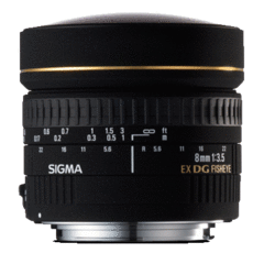 Sigma 8mm F3.5 EX DG Circular Fisheye for Sigma