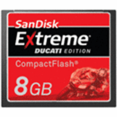 SanDisk Extreme Ducati CompactFlash 8GB