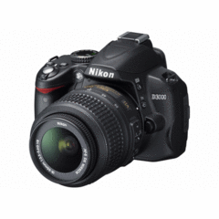Nikon D3000 with 18-55 VR Kit
