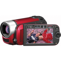 Canon FS300 Flash Memory Camcorder (Red)