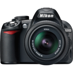 Nikon D3100 with 18-55 VR Kit