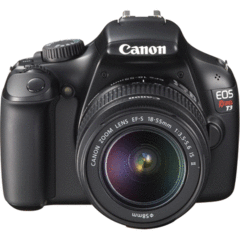 Canon EOS Rebel T3 with 18-55mm IS II Kit