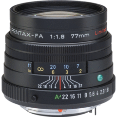 Pentax smc FA 77mm F1.8 Limited