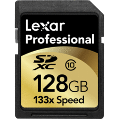 Lexar 128GB Professional 133x SDXC