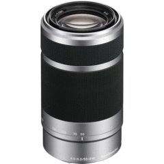 Sony E 55-210mm f/4.5-6.3 OSS (Silver) (E-Mount, SEL55210)