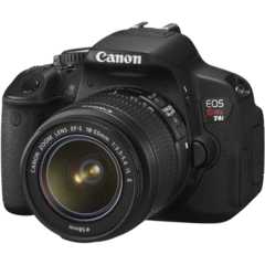 Canon EOS Rebel T4i with 18-55 IS Kit