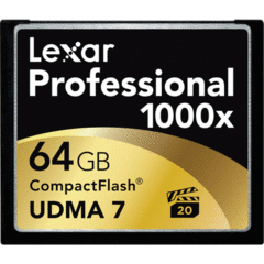 Lexar 64GB Professional 1000x UDMA CompactFlash