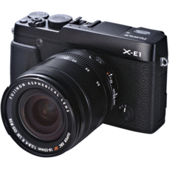 Fujifilm X-E1 with 18-55mm Kit (Black)