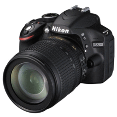 Nikon D3200 with 18-105 VR Kit
