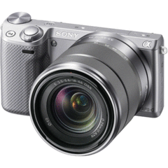 Sony Alpha NEX-5R with 18-55mm Kit (Silver) (NEX5RK/S)