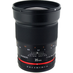 Rokinon 35mm f/1.4 Wide-Angle for Canon