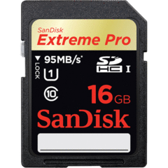 SanDisk Extreme Pro SDHC Class 10 UHS-I 16GB