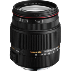 Sigma 18-200mm f/3.5-6.3 II DC OS HSM for Canon