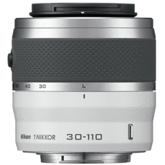 Nikon 1 Nikkor VR 30-110mm f/3.8-5.6 CX  (White) 