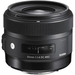 Sigma Art 30mm F1.4 DC HSM for Canon