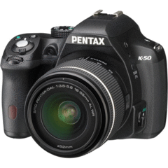 Pentax K-50 with 18-55mm Kit