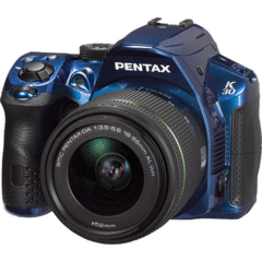 Pentax K-30 with 18-55 AL WR Kit (Blue)