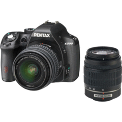Pentax K-500 with 18-55mm and 50-200mm Kit