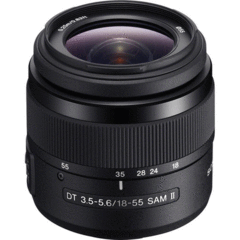 Sony DT 18-55mm f/3.5-5.6 SAM II (A-Mount, SAL18552)