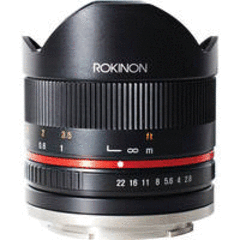 Rokinon 8mm f/2.8 UMC Fish-Eye II for Canon EF-M