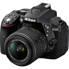 Nikon D5300 with 18-55mm VR II Kit