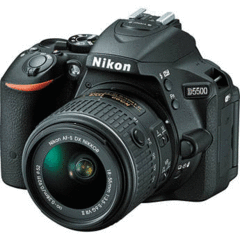 Nikon D5500 with 18-55mm VR II Kit