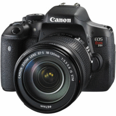 Canon EOS Rebel T6i with 18-135mm IS STM Kit