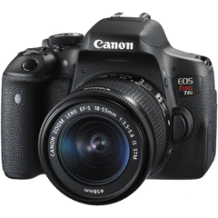 Canon EOS Rebel T6i with 18-55mm IS STM Kit