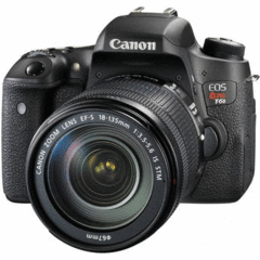 Canon EOS Rebel T6s with 18-135mm IS STM Kit