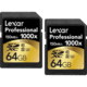 2-Pack of 64GB Professional 1000x UHS-II SDXC