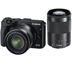 Canon EOS M3 with 18-55mm and 55-200mm Kit