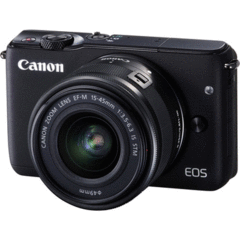 Canon EOS M10 with 15-45mm Kit (Black)