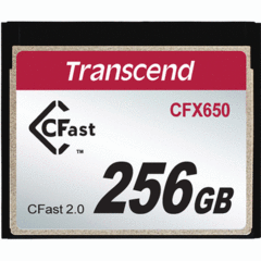 Transcend CFX650 256GB CFast 2.0