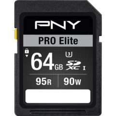 PNY Technologies 64GB Pro Elite SDXC Memory Card (U3)
