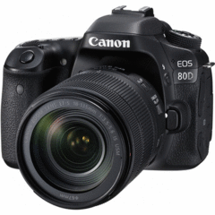 Canon EOS 80D with 18-135mm Kit