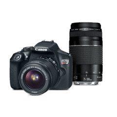 Canon EOS Rebel T6 with 18-55mm and 75-300mm Kit