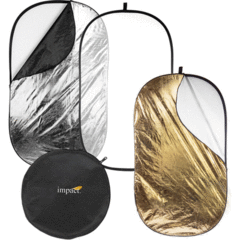 Impact 5-in-1 Collapsible Oval Reflector (42 x 72