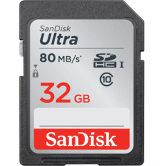 SanDisk 32GB Ultra UHS-I SDHC 80 MB/s