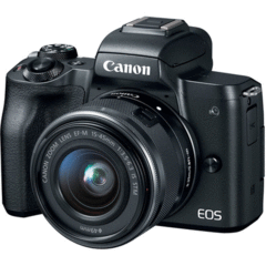 Canon EOS M50 with 15-45mm Lens (Black)