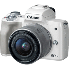 Canon EOS M50 with 15-45mm (White)