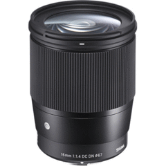 Sigma 16mm f/1.4 DC DN Contemporary for Sony E