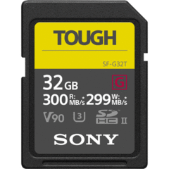 Sony 32GB SF-G Tough Series UHS-II SDHC Memory Card (SF-G32T/T1)