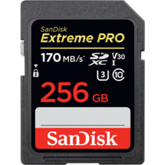 SanDisk 256GB Extreme PRO UHS-I SDXC (170 MB/s)