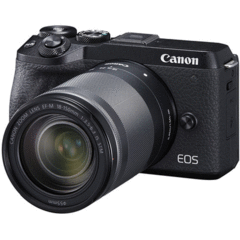 Canon EOS M6 Mark II with 18-150mm Lens and EVF-DC2 Viewfinder (Black)