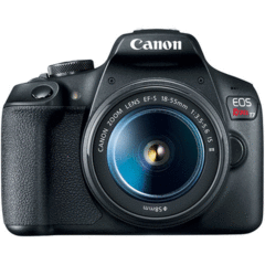 Canon EOS Rebel T7 with 18-55mm