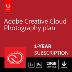 Adobe Creative Cloud Photography Plan (12-Month Subscription, Download)