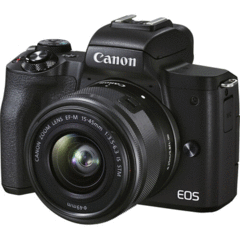 Canon EOS M50 Mark II with 15-45mm Lens (Black)