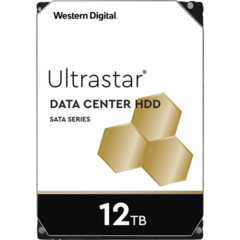 WD 12TB Ultrastar 7200 rpm SATA 3.5" Internal Data Center HDD (Retail)