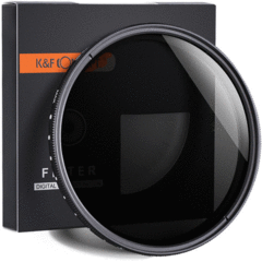 K&F Concept Variable Fader ND2-ND400 Filter (77mm)