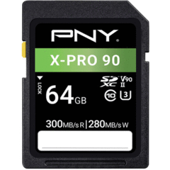 PNY Technologies 64GB X-PRO 90 UHS-II SDXC